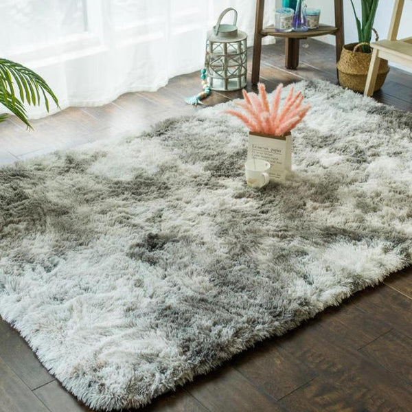Fluffy area rugs