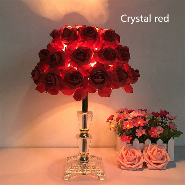 crystal red color lamp