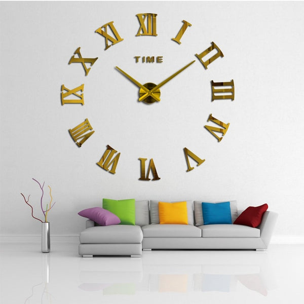 Roman numeral wall clock