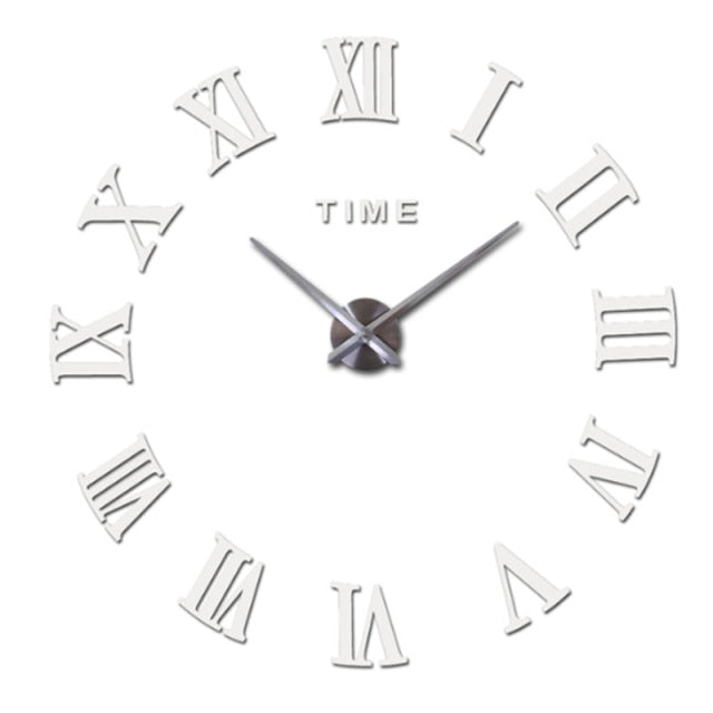 Roman numeral wall clock