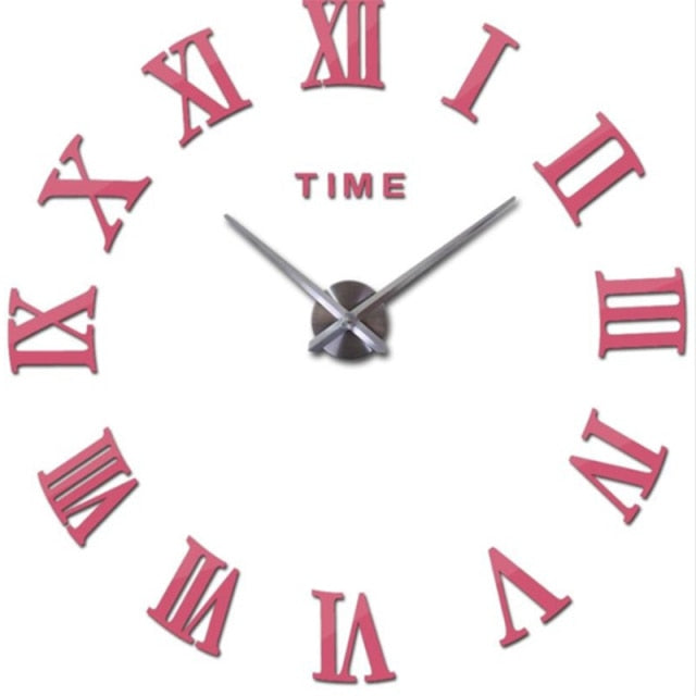 Roman numeral wall clock
