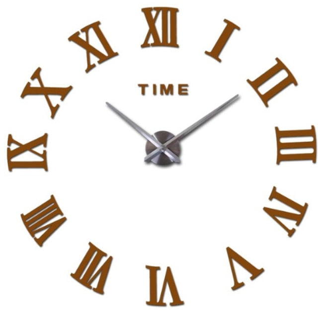 Roman numeral wall clock