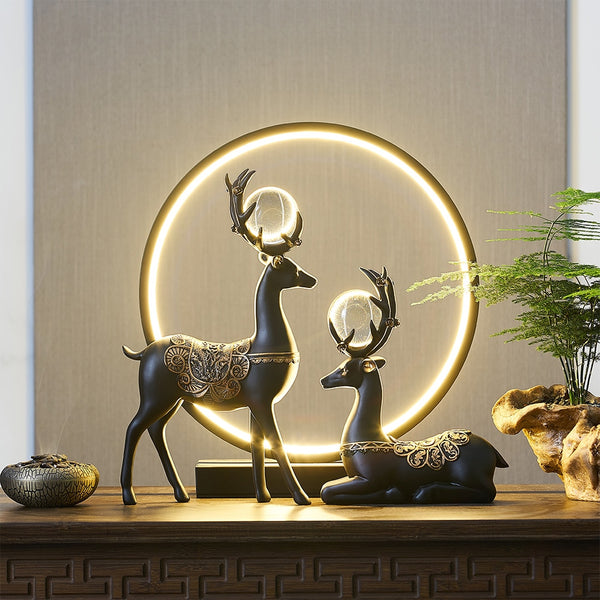 Lucky Deer Sculpture