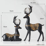 Lucky Deer Sculpture