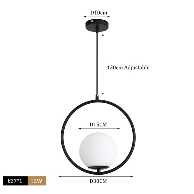 round shape lamp