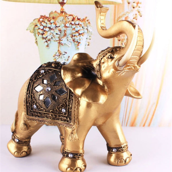 Golden Elephant Statue