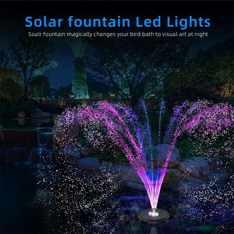 Modern Floating Solar Fountain