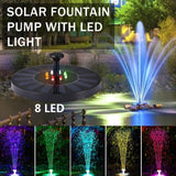 Modern Floating Solar Fountain