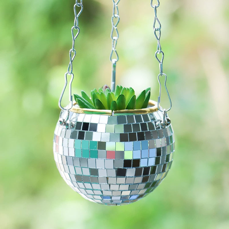 Mirror Reflector Garden Pots