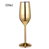 220 ml golden glass