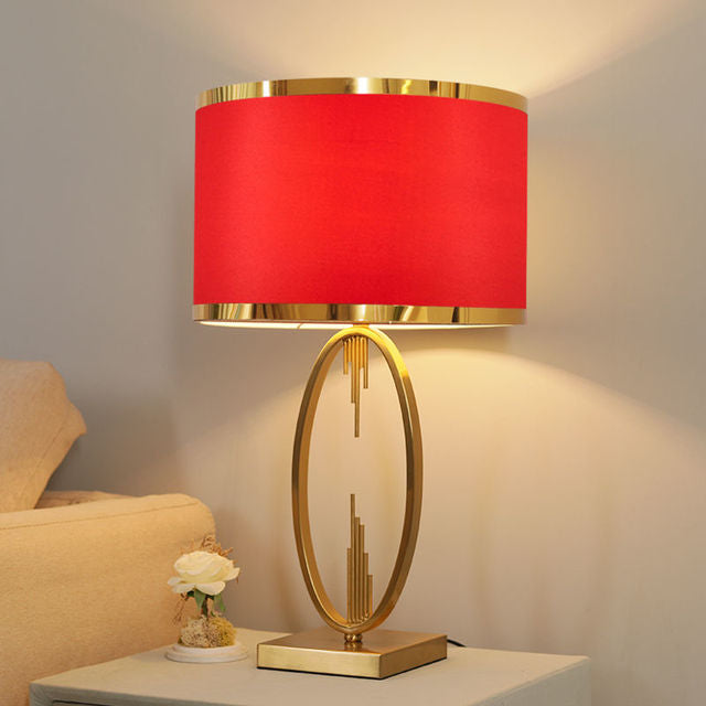 red color view of lamp
