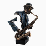 Saxophone Bust Statue