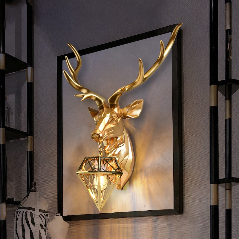 golden wall rack