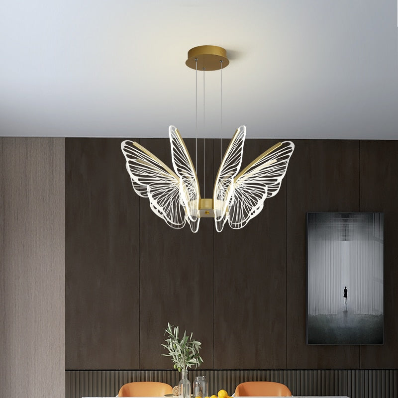 butterfly ceiling light